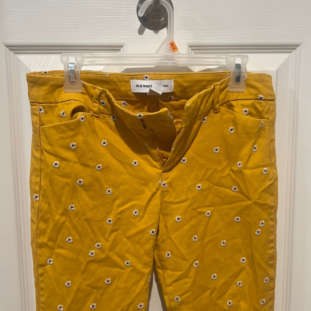 Old Navy Yellow Floral Pixie